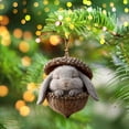 thumbnail image 2 of Forest Animal Acorn Ornaments 2026 New Cozy Forest Christmas Ornaments, 1 Pc Pine Cone Animal Decoration, Woodland Creature Hanging Ornament, Acrylic Hanging Ornament for Home Decor, 3.14 Inch,I, 2 of 7