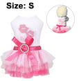 thumbnail image 2 of Ropa para perro pequeño y niña Yorkie Chihuahua, chaleco tutú de encaje para cachorro, falda, disfraz de princesa para perro, juego de 2, 2 of 7