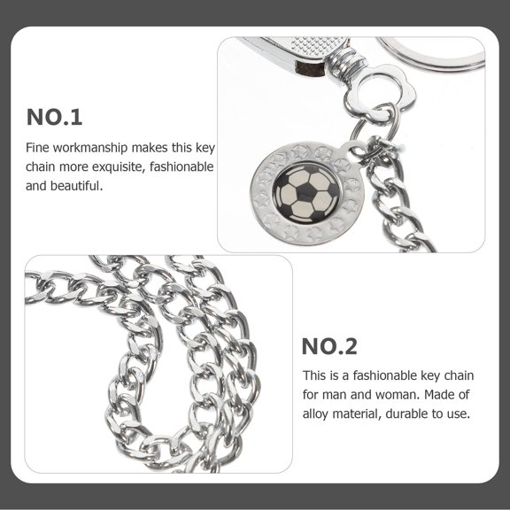 ETEREAUTY 1Pc Practical Alloy Key Chain Lost Proof Waist Chain for Everyday Use