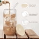 thumbnail image 3 of Vaso de cristal SANDJEST Bear con tapa de bambú, 473 ml, 3 of 7
