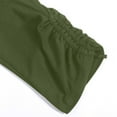 thumbnail image 6 of XUANTAOO Capri Leggings For Women 2026 Casual Elastic Design Knee Length Legging Summer Dressy Cropped Yoga Pants Trendy Lightweight Ladies Clothing Army Green Capri For Women, 6 of 9