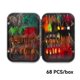 thumbnail image 5 of Mixed Fly Hook Set Decoration Set Fly Hook Decoration Belt Hook Mixed Set Fly Hook for Fly Fishing Trout Fly Bait 64PCS, 5 of 5