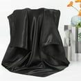 thumbnail image 7 of LRJTENG Large Square Satin Head Scarf Silk Hair Scarf Square Hair Bandanas Large Scarf Sleeping Head Wraps for Women, 7 of 7
