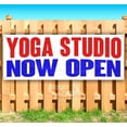 thumbnail image 1 of Yoga Studio Now Open 13 oz Vinyl Banner With Metal Grommets, 1 of 4