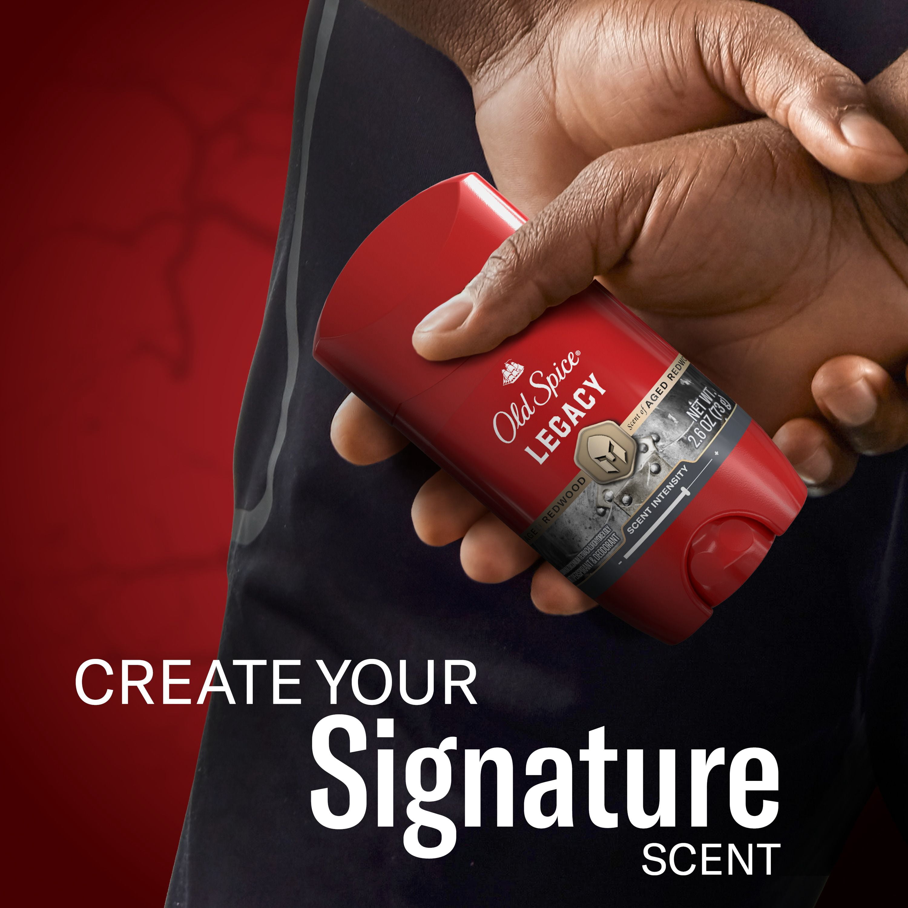 Old Spice Red Collection Invisible Solid Legacy 12/73G