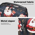 thumbnail image 4 of Santa Claus Oxford Cloth Waterproof USB Pouch with Hard Drive Cases, Hard Drive Bag, Charger Storage Organizer, Cable Organizer Clips - 5.9x9.44x3.14 in, 4 of 6