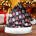 thumbnail image 2 of Fluffy Christmas Santa Hat for Adults Cute Christmas Santa, Soft Plush Party Hat for Holiday Events, Seasonal Gatherings & Festive Family Photos, 2 of 5