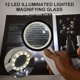 thumbnail image 3 of 30x Magnifying Glass with Light, 13 LEDs Handheld Magnifying Glass Illuminated Magnifier for Seniors Reading, Inspection, Coins, Jewelry, Exploring, 3 of 5