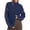 Navy, variant on BTFBM Womens Oversized Sweaters Contrast Chunky Knit Sweater Loose Fit Mock Neck Long Sleeve Tops, Soft Cozy Knitwear, Fall Fashion, Casual Winter Clothing, Daily Going Out Outfits