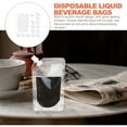 Juice Beverage Container Alcohol Holder Spout Drink Bag Leakproof