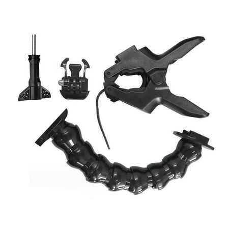 Necvior Long Arm Clip Clamp Mount Holder Flexible Clamp Mount Gooseneck Mount Action Camera Gooseneck Stand Adjustable