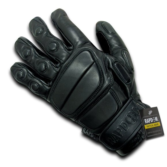 Guantes Tácticos RAPDOM Resistentes Negros Talla Mediana