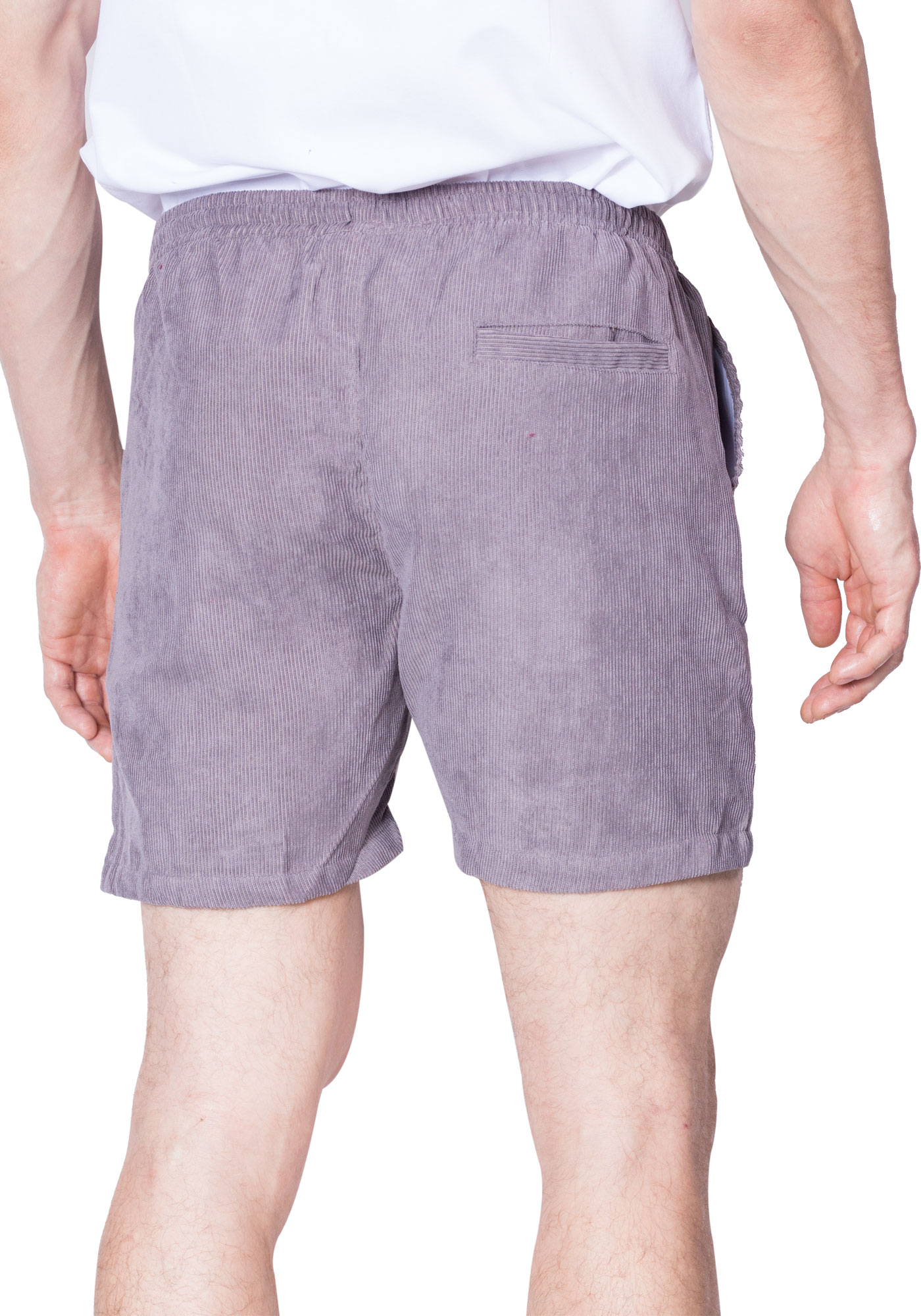 mens corduroy shorts elastic waist