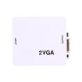 thumbnail image 1 of Interface Multimédia Haute Définition 2 Moniteur, Interface Multimédia Haute Définition vers Convertisseur VGA Portable avec Câble USB pour Signal Audio, 1 of 8