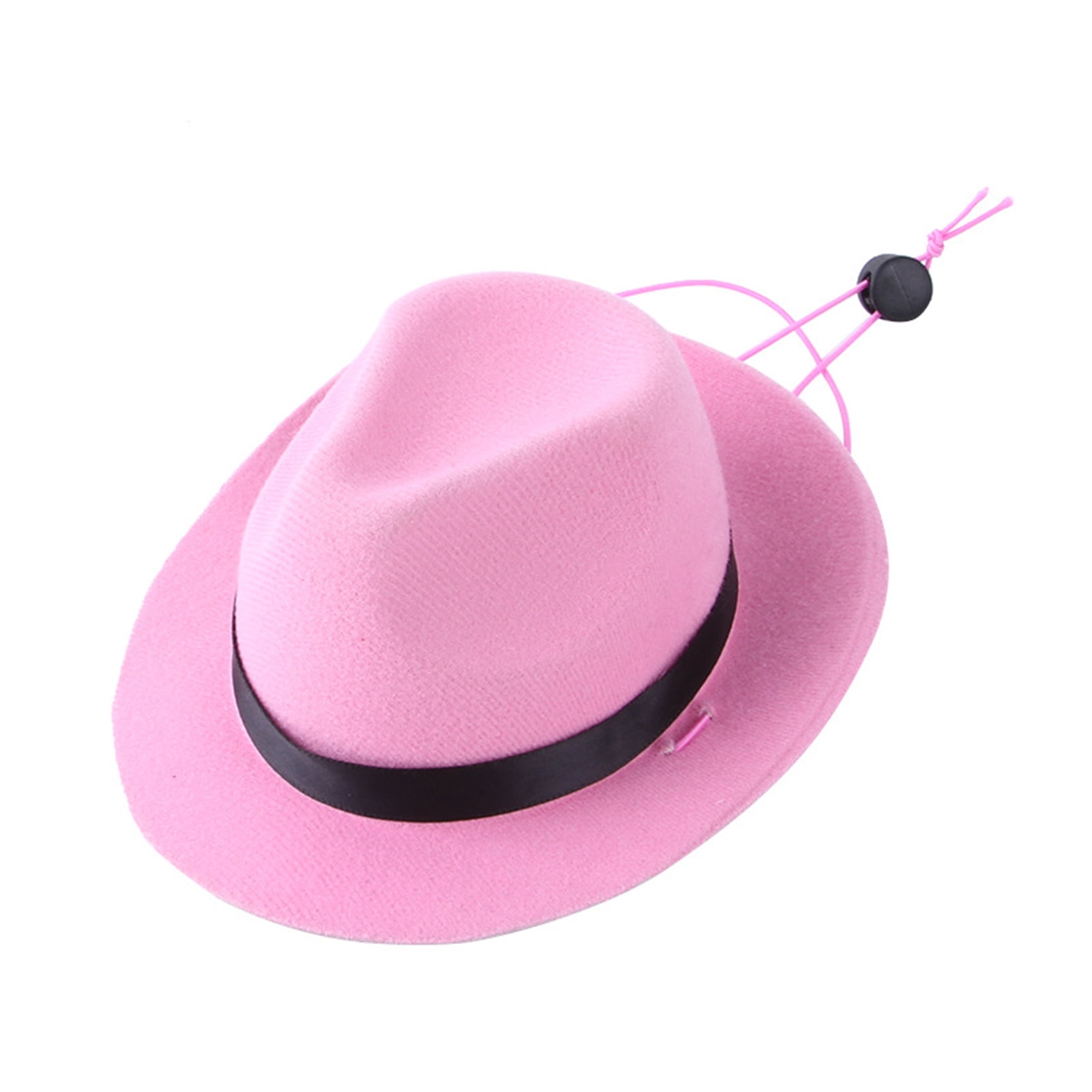 HEVIRGO Dog Cowboy Hat with Adjustable Rope Fashion Photo Prop Pet