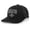 Black/Black, variant on Mens Gen X Hat Generation X 1965-1980 Mesh Back Trucker Hat, Black/Black