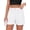 01-White, variant on Shorts for Women Summer Beach Cover Ups Casual High Waist Flowy Wide Leg 2026 Spring Vacation Lounge Shorts Black Large