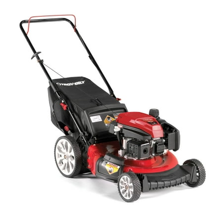 Troy-Bilt TB130 21 Inch 159cc Gas Mulching Push Walk Behind Lawn Mower, (Best Wide Area Walk Behind Mower)