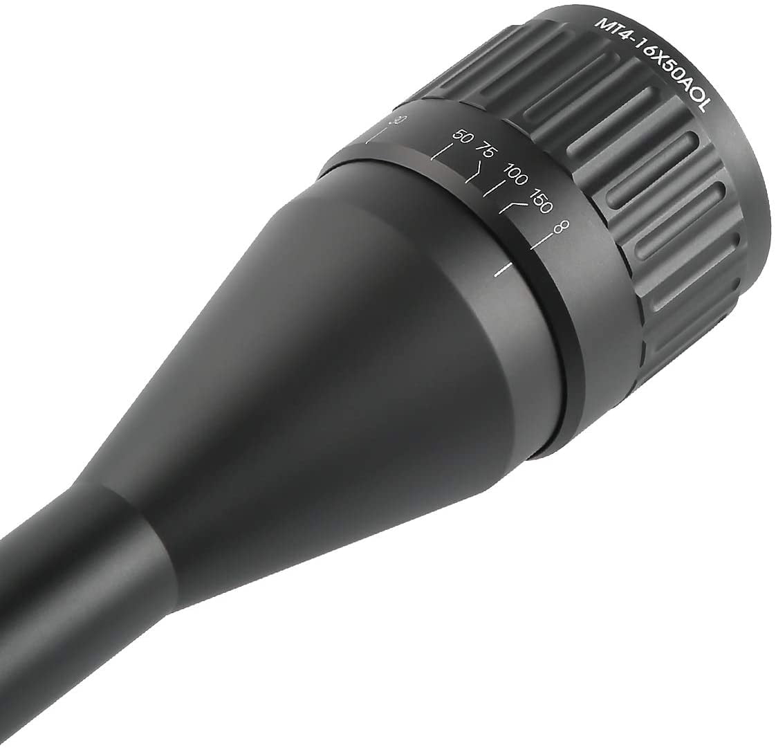 MT 4-16x50 W Front AO Adjustment. Red/Green/Blue Illumination mil-dot Reticle