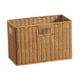 thumbnail image 5 of Cesta de almacenamiento tejida para artículos diversos, con asas, duradera, organizador de almacenamiento decorativo para estantes, cocina, sala de, 5 of 8