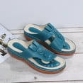 thumbnail image 5 of Jyeity Duck Slippers For Women Anti-Slip Dearfoam Slippers Women Round Toe Solided Fashion Sandals Blue Holiday, 5 of 9