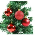 thumbnail image 5 of RBCKVXZ 24Pcs 1.18"/30mm Christmas Balls Christmas Ball Ornaments for Xmas Tree Party Decorations, Christmas Decorations, Red, 5 of 9