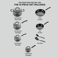 thumbnail image 2 of T-fal Ultimate Hard Anodized Titanium Nonstick Cookware, 12 piece Set, Grey, 2 of 6