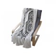 thumbnail image 4 of Evil Eye Soft Flannel Fleece Throw Blanket, Hamsa Hand Drawn with Evil Eye in Mandala Lucky Piece Illustration, Cozy Plush for Indoor and Outdoor Use, 70" x 90", White Black, by Ambesonne, 4 of 6