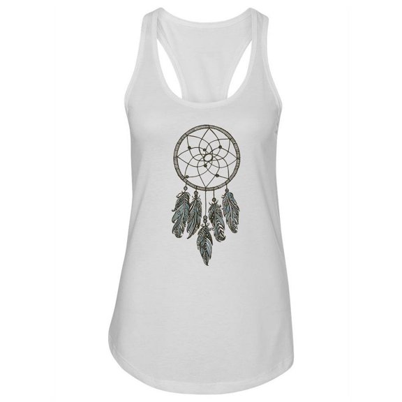 Hand-drawn Dreamcatcher Tank Women -Image by Shutterstock, Female Large