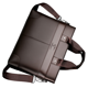 thumbnail image 2 of 2X LINGZHIDAISHU Maletín de negocios para hombre, bolso de mano de alta calidad de cuero, bolso para portátil, bolso bandolera para hombre, marrón, 2 of 4
