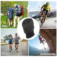 thumbnail image 3 of Unique Bargains 1 Pc Quick-drying Ice Silk Solid Balaclava Face Mask Black, 3 of 5