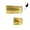 Bright gold 43mm, variant on Aluminum Alloy Adjustable Bed Frame Risers Height Replacement Nonslip Base For Furniture Support