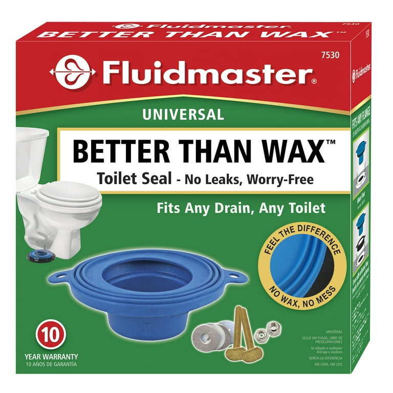 Fluidmaster 7530P8 Better than Wax Universal Wax-Free Toilet Seal 