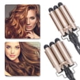 thumbnail image 5 of Rizadora para cabello ondas de sirena Genérica Triple Barril, 5 of 5