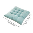 thumbnail image 2 of Rkxzt 2pcs Chair Cushion Chair Pads with Ties for Dining Chairs Bright Color Square Thick Seat Cushion for Kitchen Dining Office Chair, 2 of 3