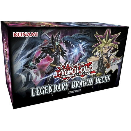 Yu-Gi-Oh! Legendary Dragon Decks Box Cards (Yugioh Best Egyptian God Deck)