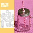 thumbnail image 2 of Straw Hole Plug Silicone for Bottle Cap Travel Use White Color Protection 30Pcs, 2 of 5