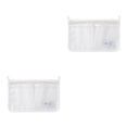 thumbnail image 1 of Naiovety Bolsa de malla de almacenamiento para refrigerador, gancho organizador colgante, soporte para frutas, bolsillo para artículos diversos de PP, Blanco 2piezas Naiovety CBP162700, 1 of 5