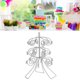 thumbnail image 5 of Expositor De Postres, Juego De Soportes Decorativos Para Tartas Con Base Estable, Mano De Obra Exquisita Para Bodas, 5 of 8