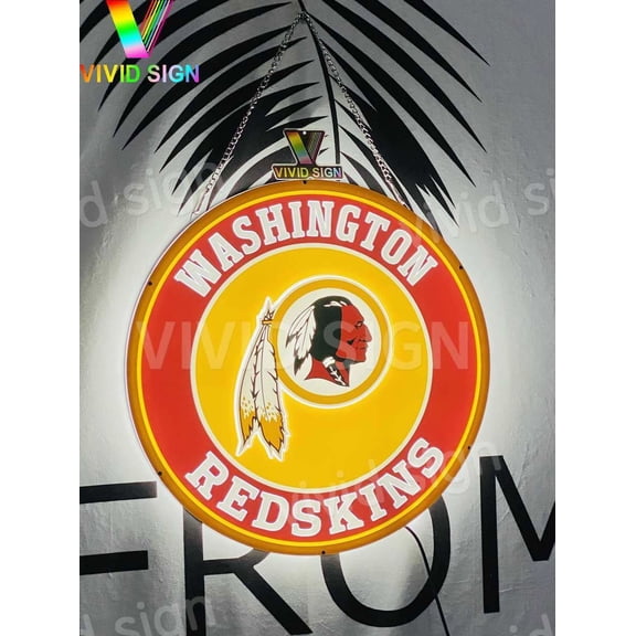 Queen Sense 16"x16" For Washingtons Sports League 3D LED Sign Light Vivid Printing Tech Design Beer Bar Pub Wall Decor Artwork Lamp W116WRSLV2-LED3D