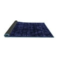 thumbnail image 2 of Ahgly Company Indoor Rectangle Abstract Blue Modern Area Rugs, 2' x 5', 2 of 4