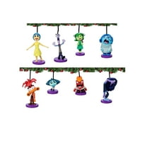 Inside Out 2 Character Figure Ornament Set, 8 Pieces