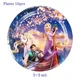 thumbnail image 5 of Juego de globos de princesa Rapunzel para fiesta de cumpleaños de niñas, vajilla, plato, pancarta, telón de fondo, suministros para Baby Shower, 5 of 5