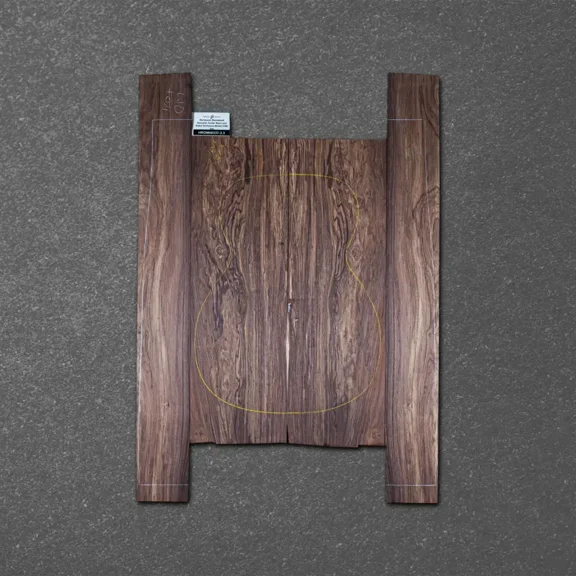 Honduran Rosewood Acoustic Guitar Back and Sides Orchestra Model (OM) Set – HROM000337-3.3