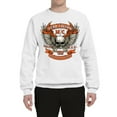 thumbnail image 2 of Wild Bobby, Lead Follow or Get The Hell Out Of The Way MC 1969 Motorcycle Pop Culture Unisex Crewneck Graphic Sweatshirt, White, Medium, 2 of 3