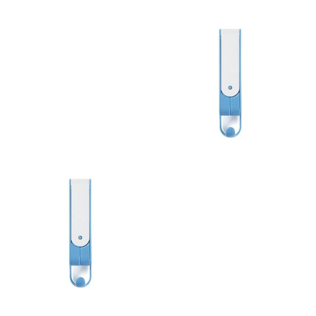 Monstrate Gancho autoadhesivo montado en la pared sin perforaciones Ganchos para colgar en la parte trasera plegable Soporte para colgar bolsas multiusos Azul 2piezas Monstrate CBP485589