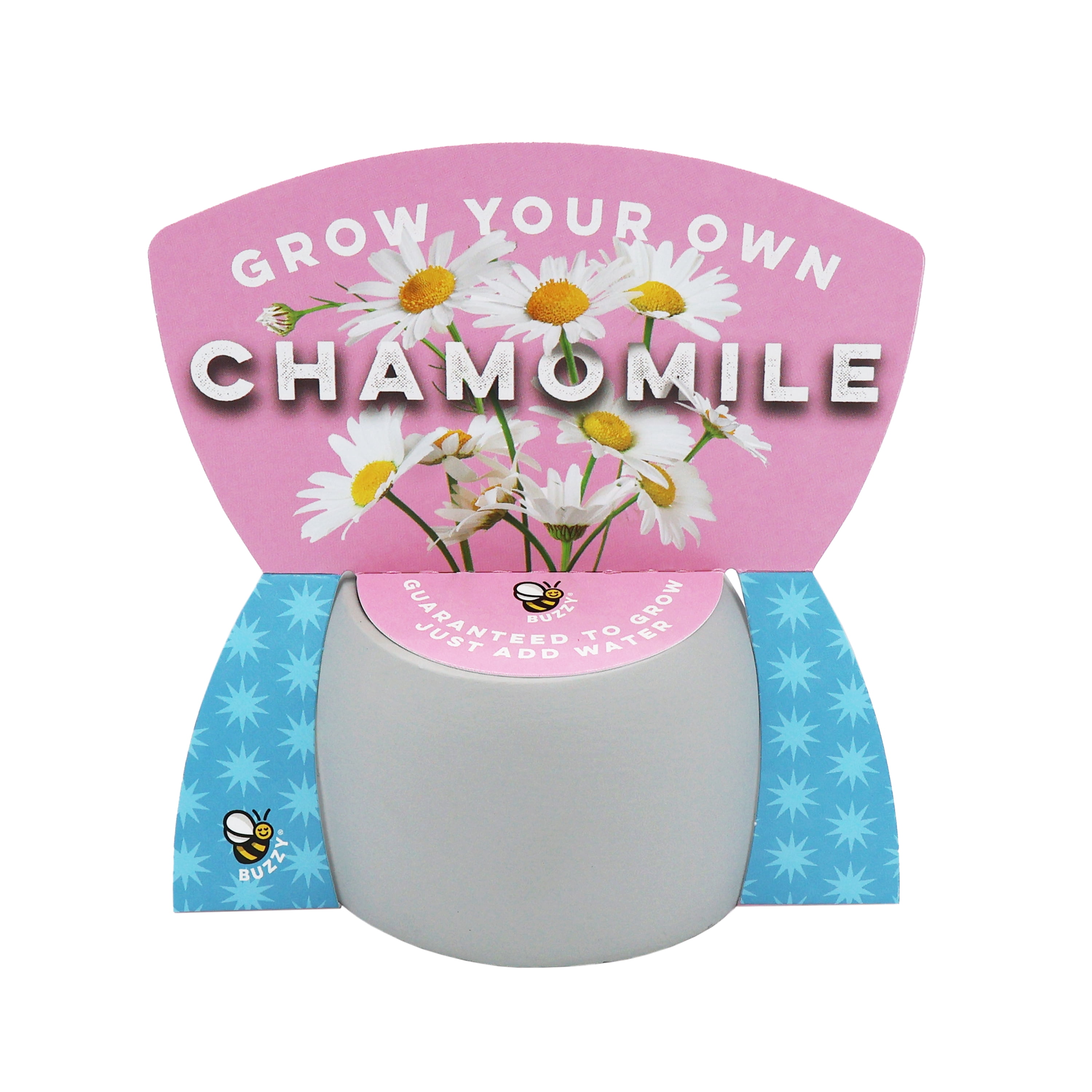 Peaceful Emoji Pot Grow Kit Trio (Set of 3) – Chamomile, Moss Rose & Aloe – Cute Mini Plant Kits for Desks, Dorm Rooms, Windowsills & Gifts