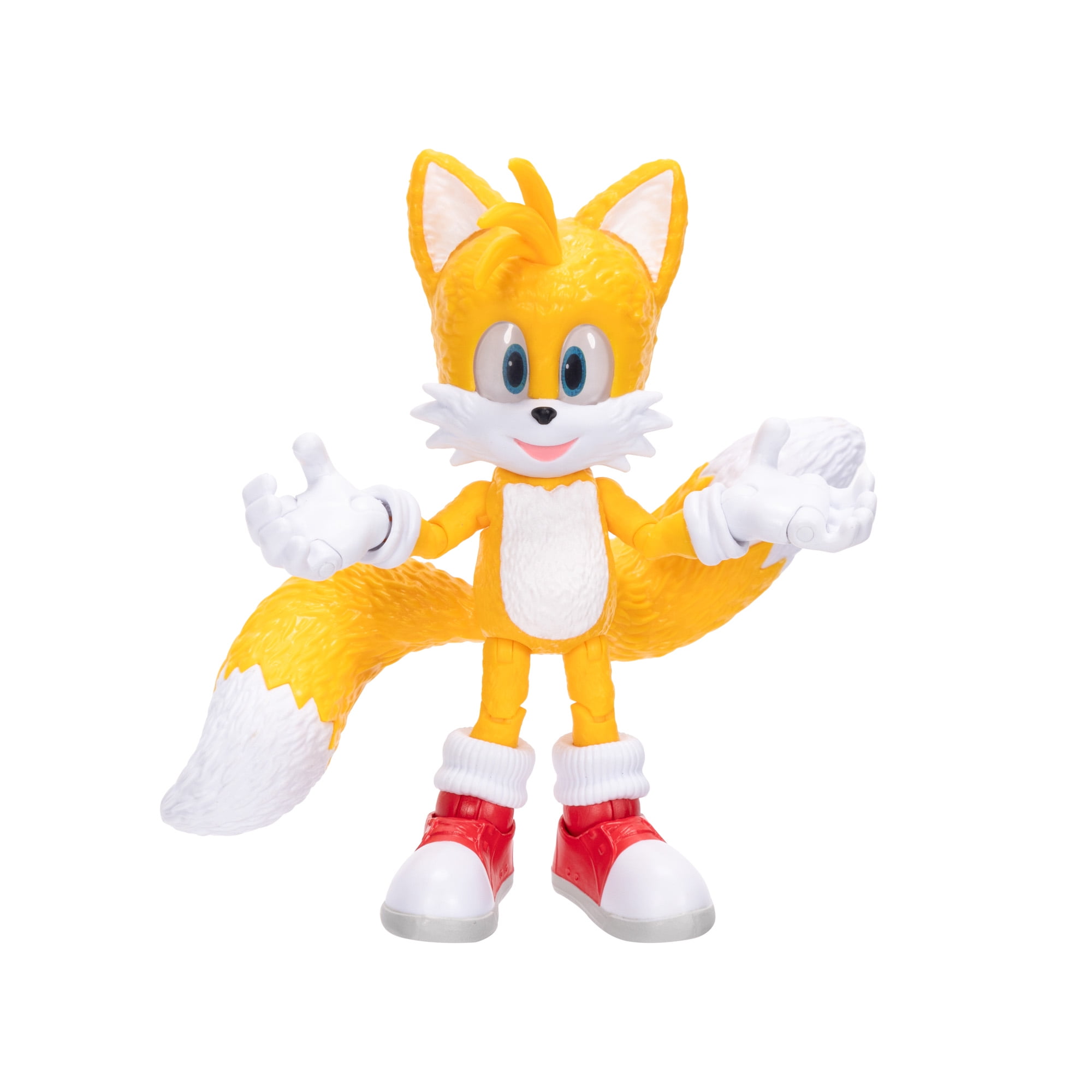Sonic The Hedgehog 3 Movie 5 inch Tails Action Figure 20 Points of Articulation
