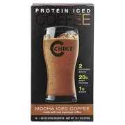 Chike Nutrition High Protein Iced Coffee, Mocha, 12 Packets, 1.09 oz (31 g) Each