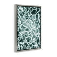 thumbnail image 4 of Stupell Industries Aqua Ripple Pattern Coastal Painting Gray Floater Framed Canvas Art Print Wall Art, 17 x 25, 4 of 10